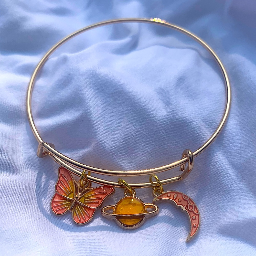 Brand New! Handmade! Adjustable Charm Bracelet